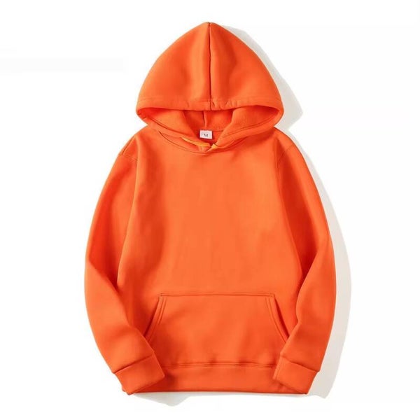 Sublimation Hoodies Blank Orange Hoodie 100% Polyester Hoodies