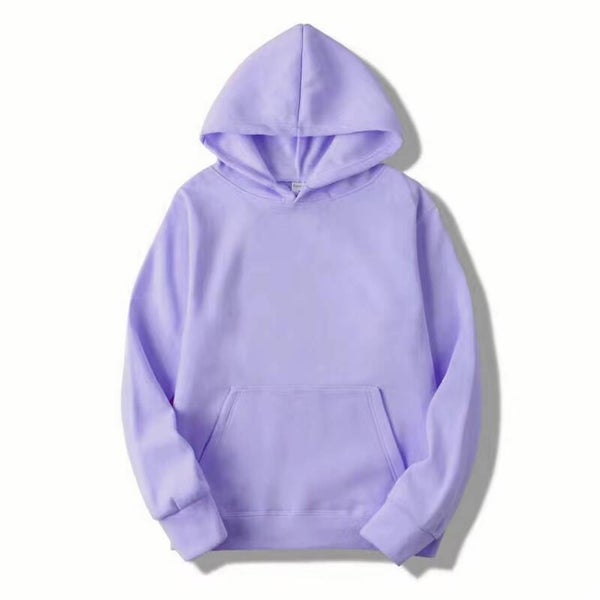 Sublimation Hoodies Blank Light Purple Hoodie 100% Polyester Hoodies