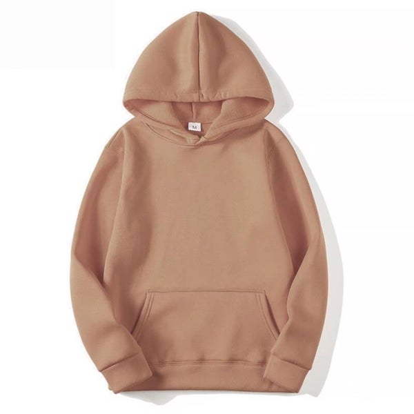 Sublimation Hoodies Blank Light Brown Hoodie 100% Polyester Hoodies