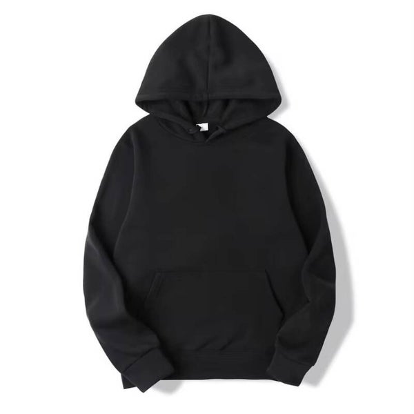 Sublimation Hoodies Blank Black Hoodie 100% Polyester Hoodies