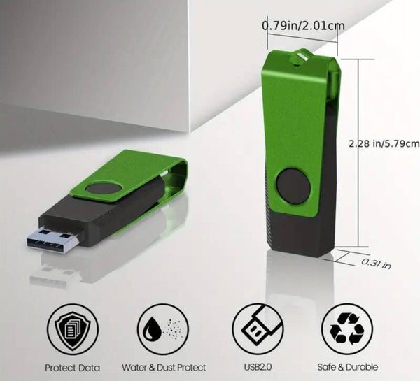 Portable USB Flash Drive/Pendrive with Lanyards for Home Office School Library Data Storage 32gb