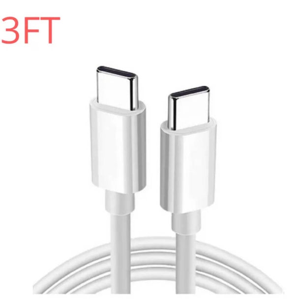 60W 3ft USB-C Type to USB-C Type