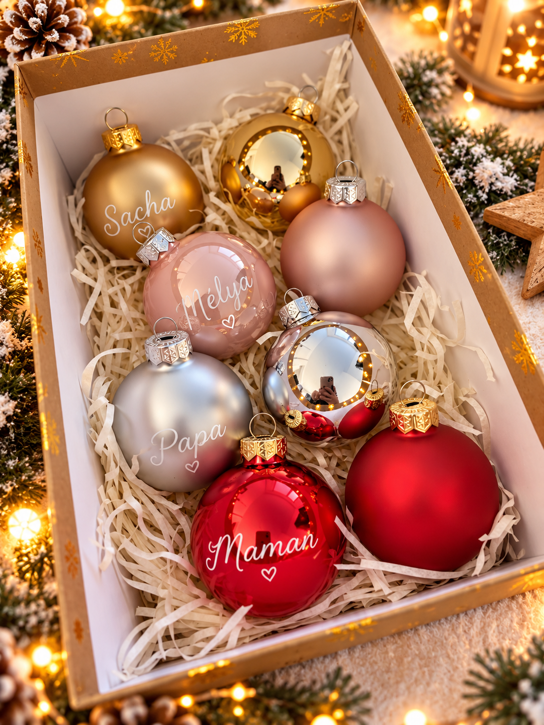 Boule de Noël unie