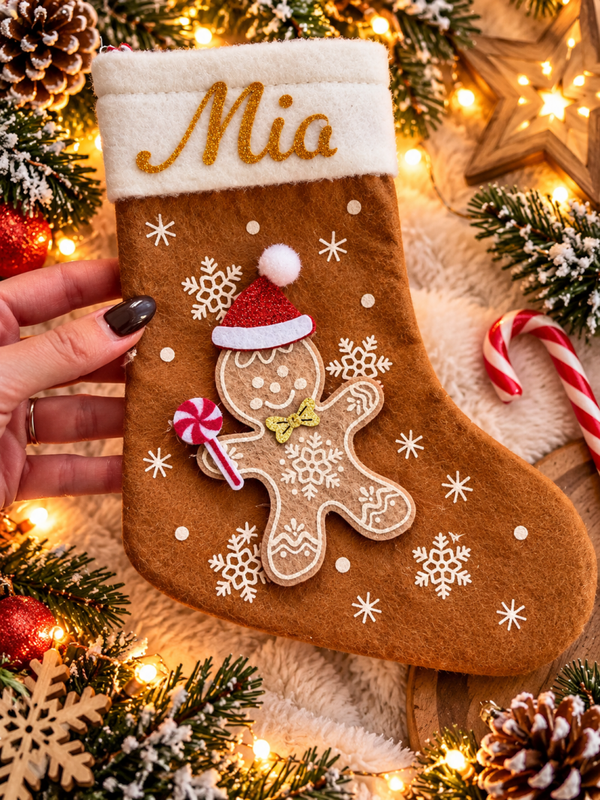 Petite chaussette de Noël petit biscuit