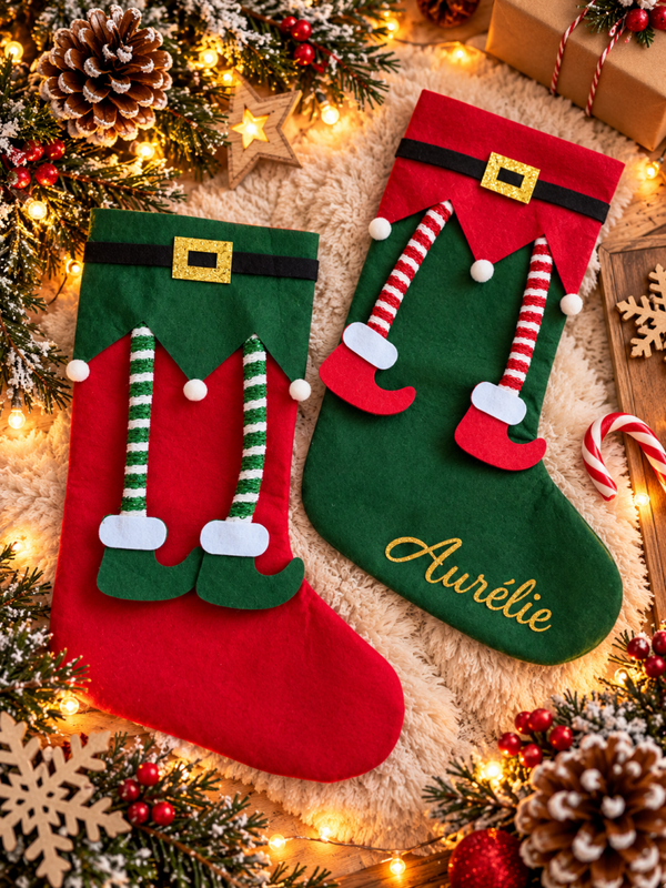 Chaussette de Noël personnalisée