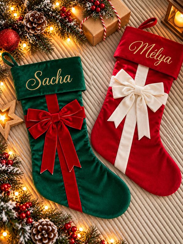 Chaussette de Noël personnalisée