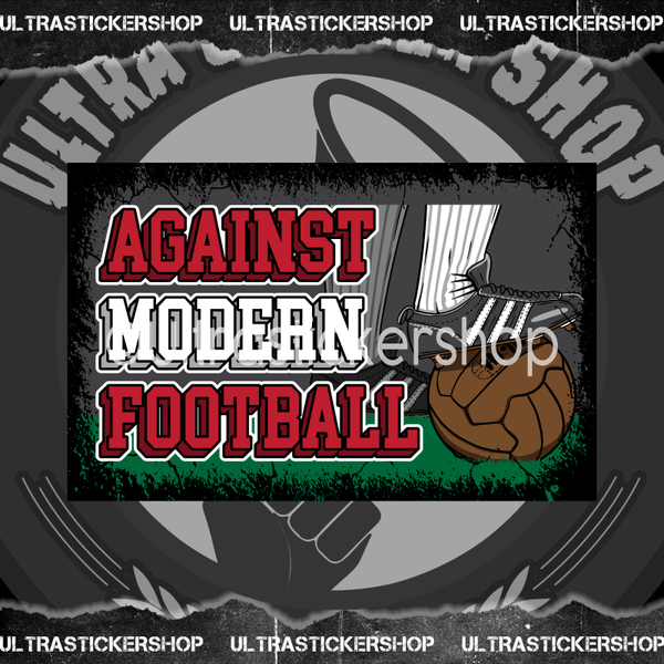 Against modern football Flag