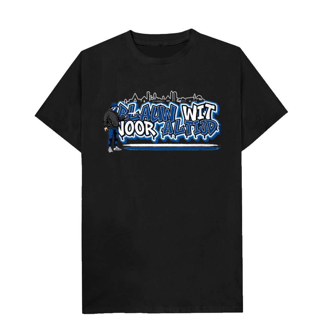 Blauw wit voor altijd T-shirt