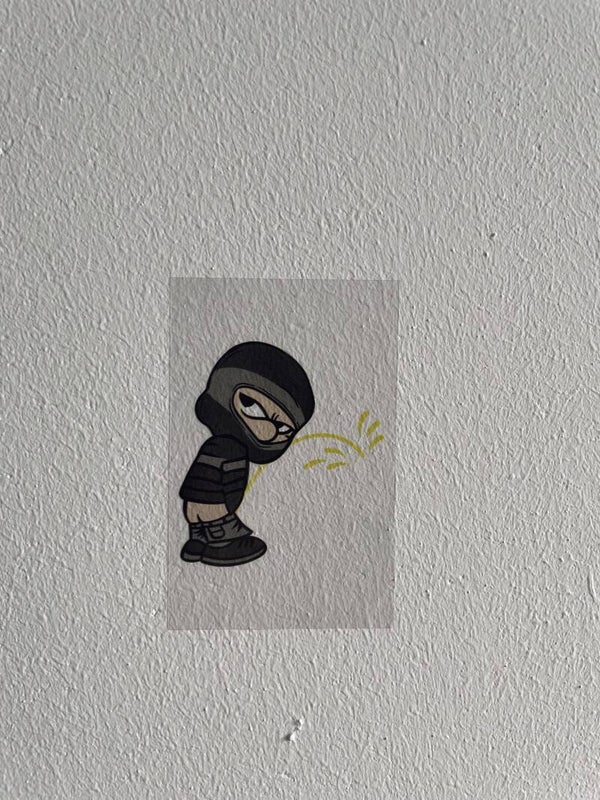 Neutrale transparante stickers