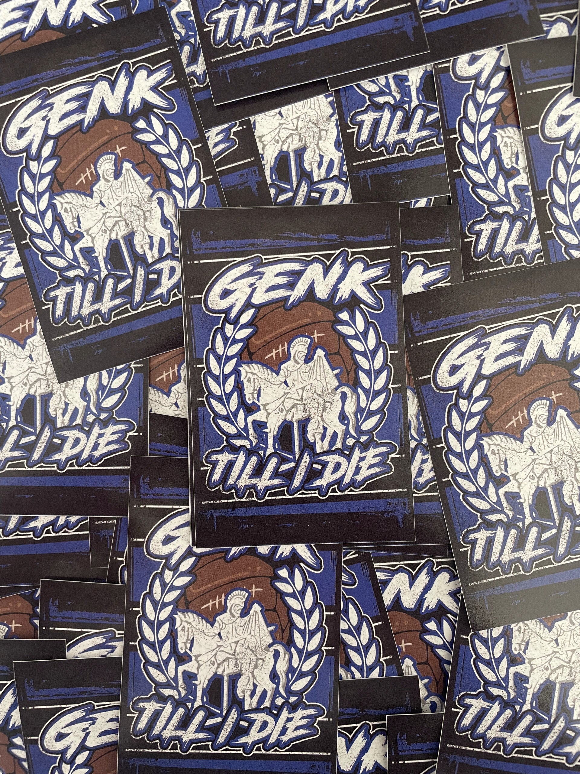 Genk Till I Die stickers