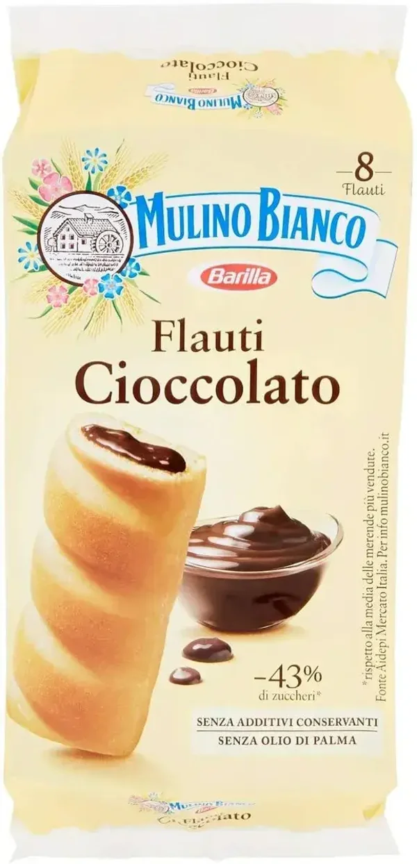 Mulino Bianco Flauti Cioccolato