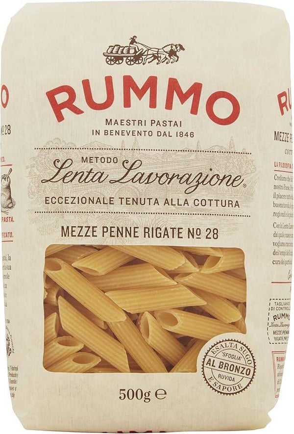 Rummo Mezze Penne Rigate 28