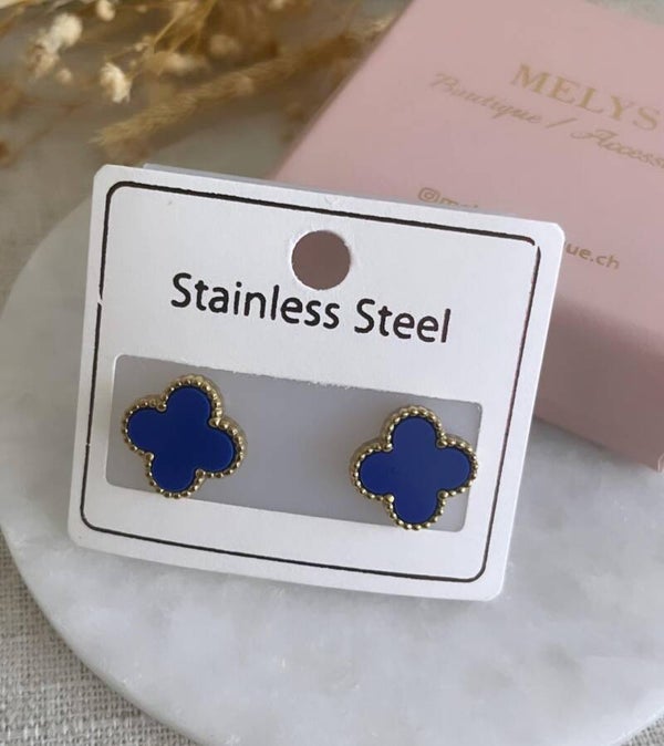 Ohrringe Vecas in Dunkelblau