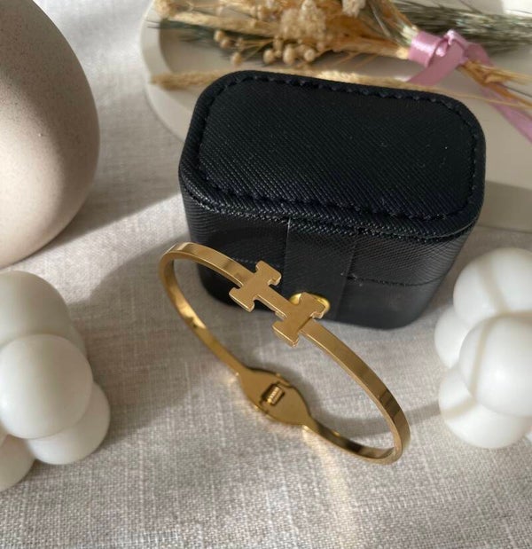 H Armreif Gold dünn