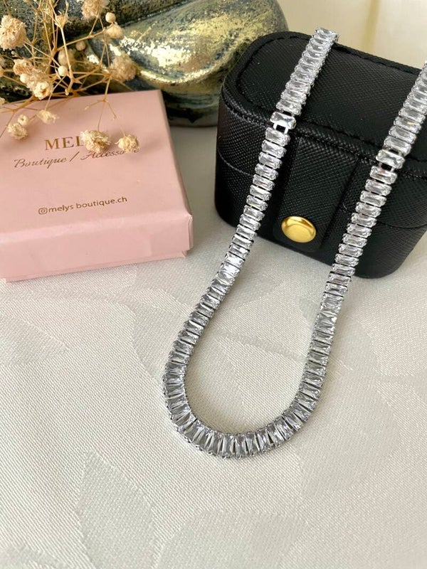 Halskette Zirkonline