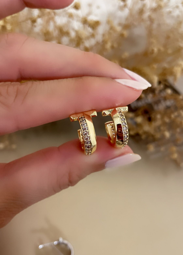 Ohrringe Nela Gold und Silber