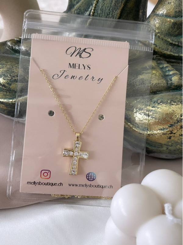 Halskette  mit Kreuz