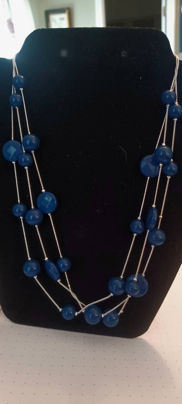 Estate Selection - Blue Beaded Necklace