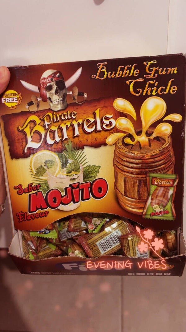 Chewing-gum mojito