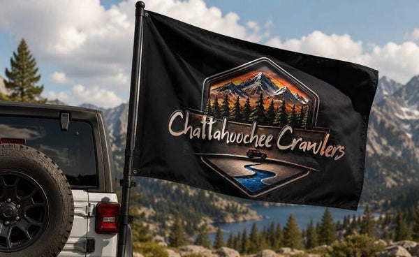 Chattahoochee Crawlers Jeep Flag 3x5