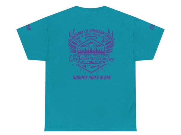 “Nobody Rides Alone” Suicide Awareness Shirt Jonathan Gavin