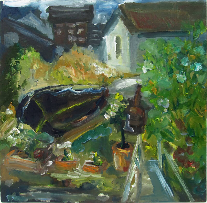 ©paradiesgarten_oel_40x40