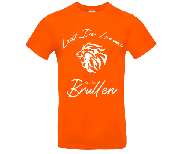 WK Voetbal Leeuw T Shirt heren