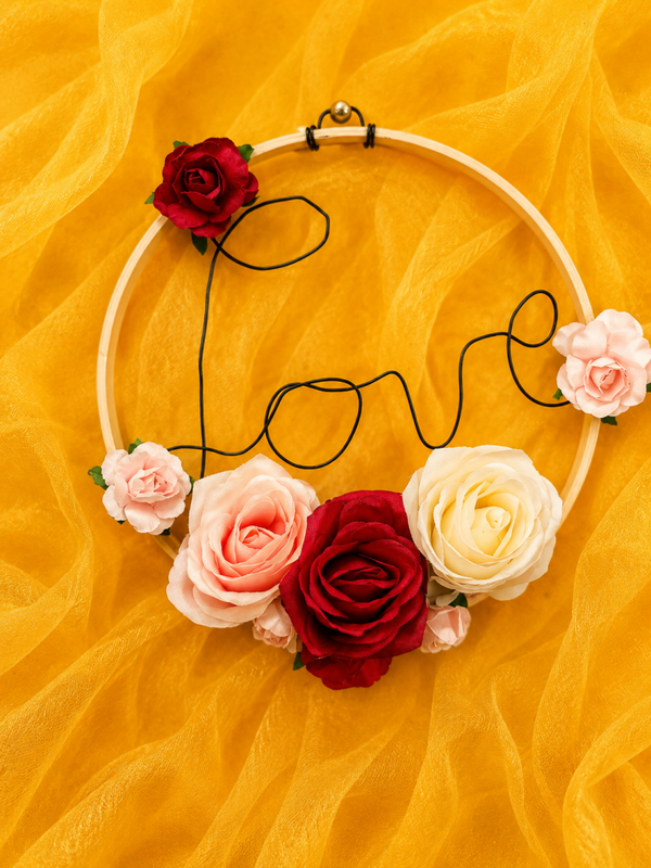 Cercle floral "Love"