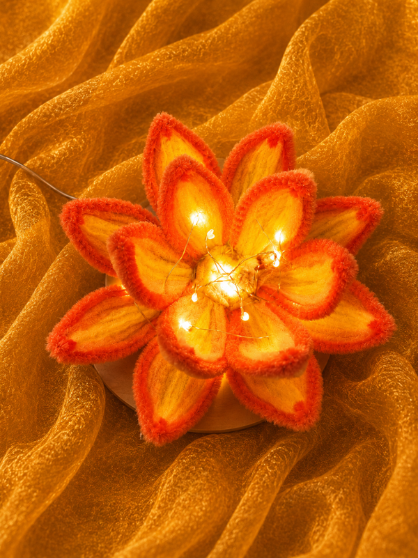 Lampe d'ambiance fleur de lotus