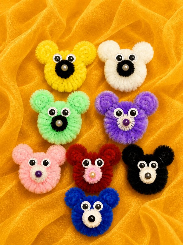 Lot de 8 aimants ourson