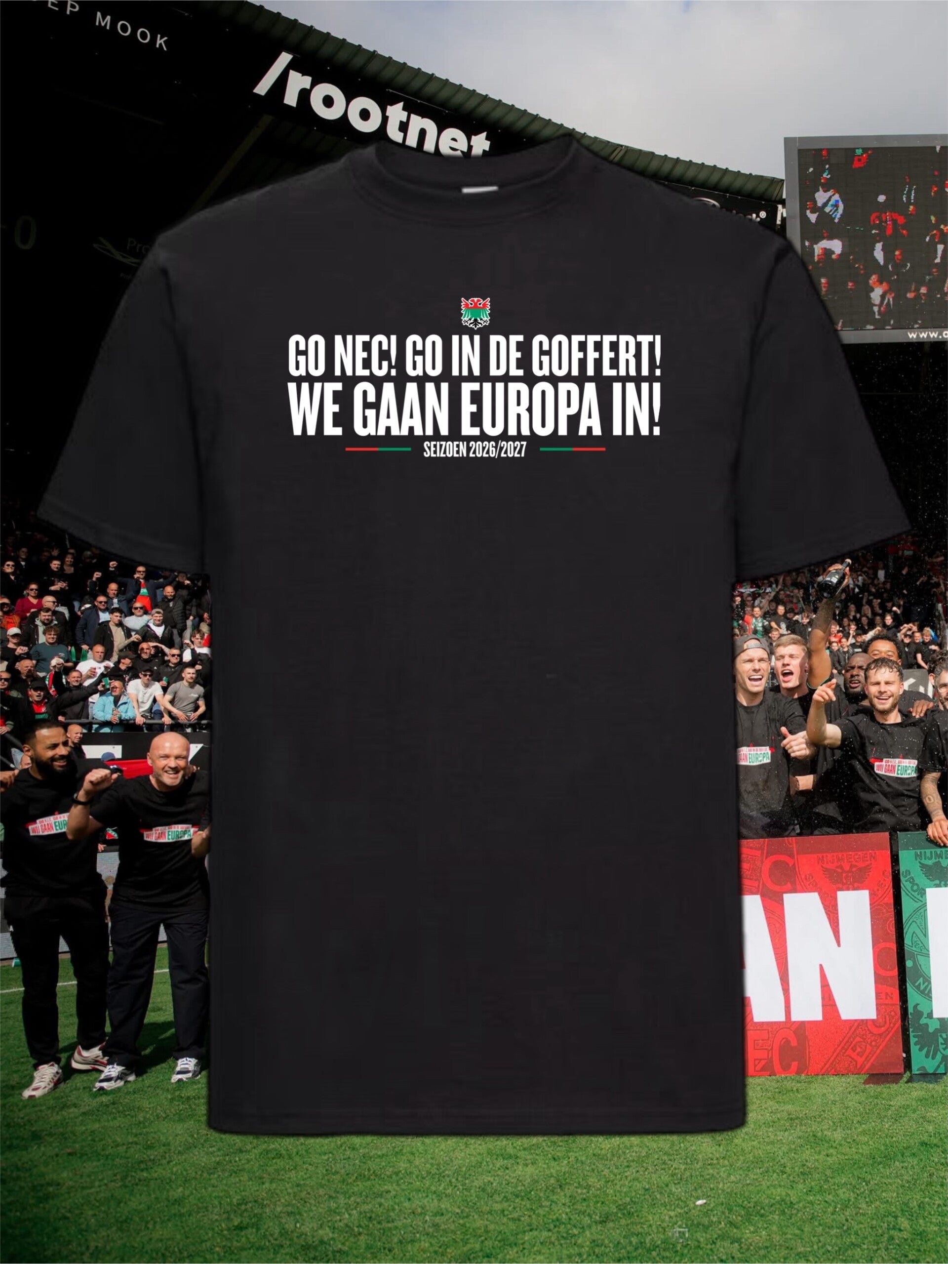 We gaan Europa in - Shirt