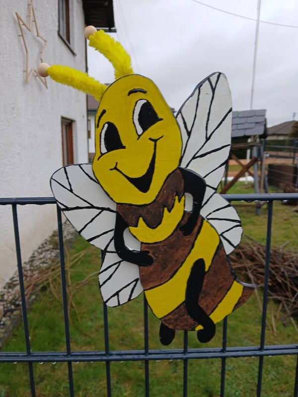 Gartenzaunfigur Biene