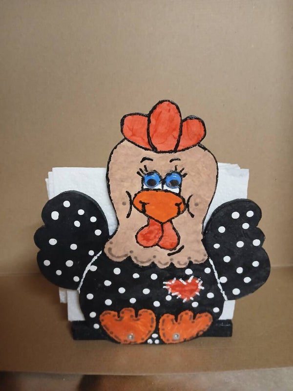 Serviettenhalter Hühnchen mit Küken