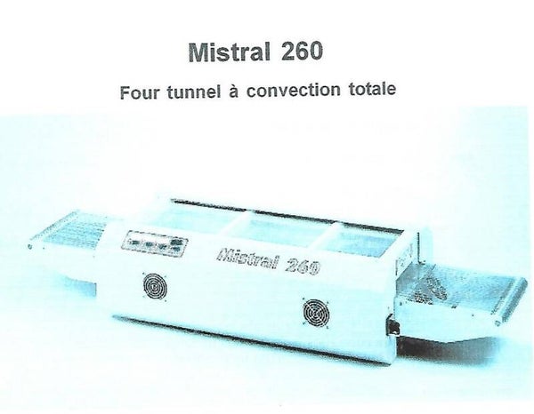 Four de refusion mistral 260 pcb cms