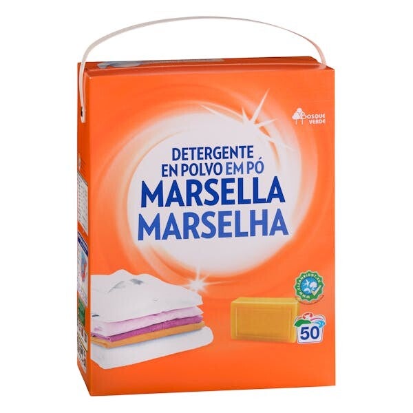 Waspoeder "jabón de Marsella" Bosque Verde 2,75kg