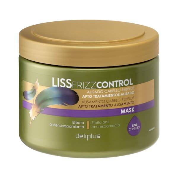 Liss Frizz Control masker voor weerbarstig haar met vitamine E en keratine Deliplus 400 ml