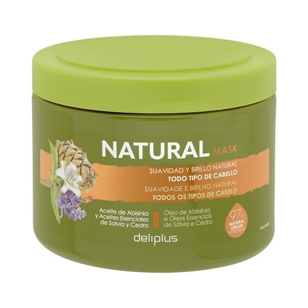 Natuurlijk Haarmasker voor alle haartypes met Abessijnse olie . Deliplus . 400 ml