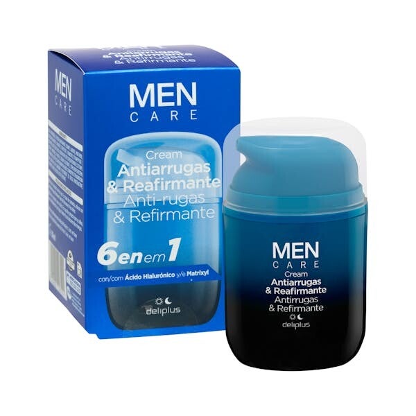 Dag/Nachtcreme Men "Antiarrugas y Reafirmante" Deliplus 50 ml