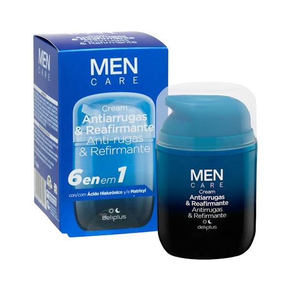 Dag/Nachtcreme Men "Antiarrugas y Reafirmante" Deliplus 50 ml