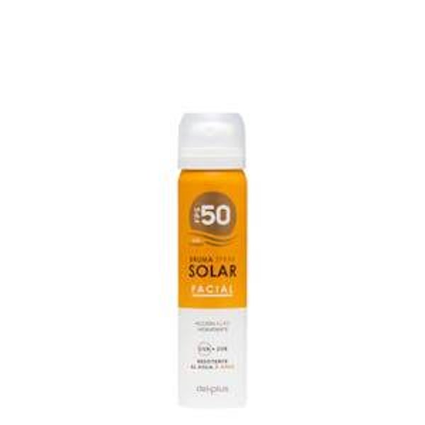 Gezichtsspray met zonnebrandcrème SPF 50 Deliplus 75ml
