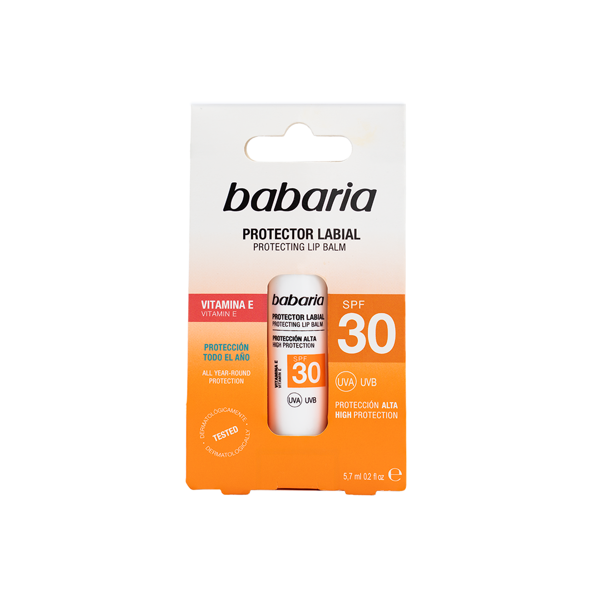 Lippenbalsem SPF30 Babaria 57 gram
