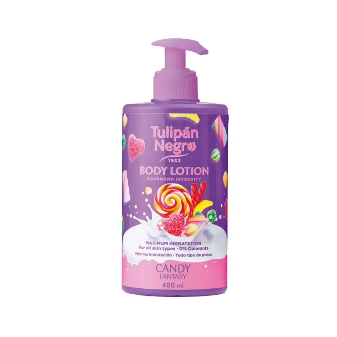 Body lotion "Candy fantasie" Tulipan negro 400 ml