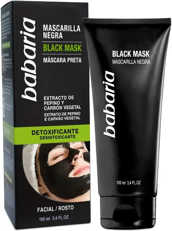 " Mascarilla Negra " detox masker Babaria 100 ml