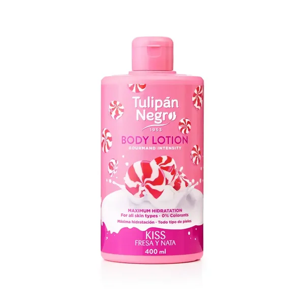 Body lotion "fresa & nata" Tulipan negro 400 ml