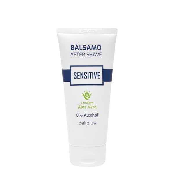Sensitive aftershavebalsem met aloë vera en 0% alcohol Deliplus 100ml