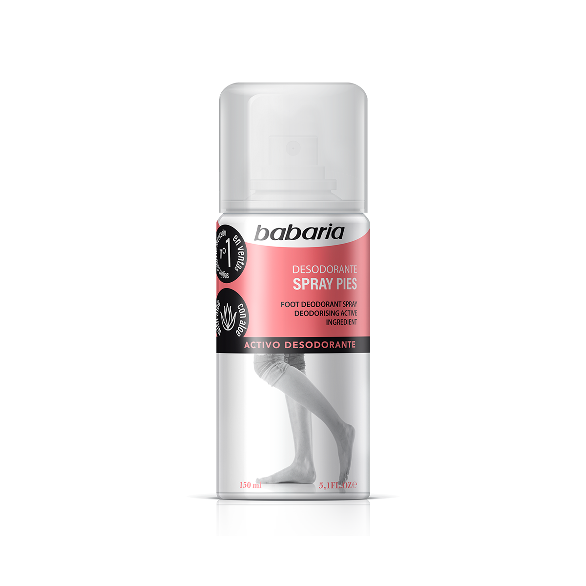 Voetspray deodorant "talco" Babaria 150 ml