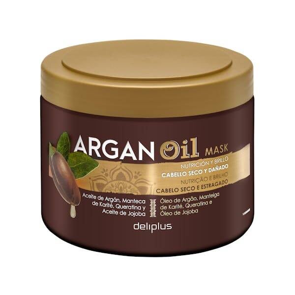 Argan olie haarmasker voor droog en beschadigd haar Deliplus 400 ml