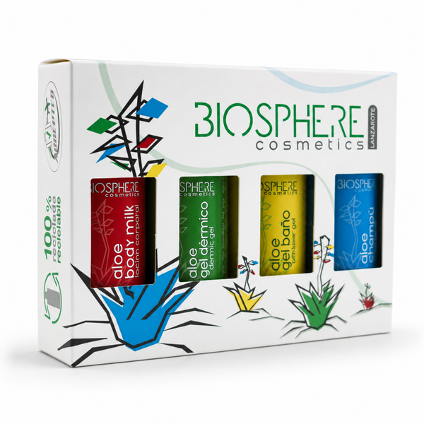Aloe Plus Lanzarote Biosphere Cosmetic Set – 4 x 100 ml