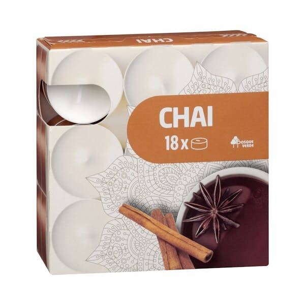 Bosque Verde Chai Geurtheelichtjes – 18 stuks