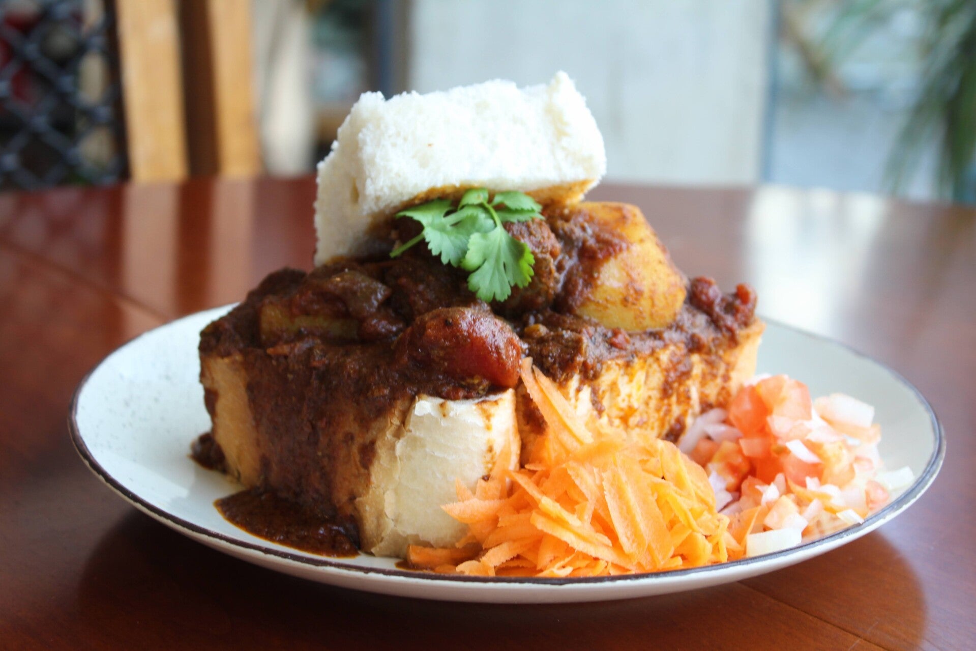 Loaf of fresh soft white bread - Unsliced